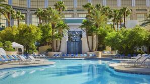 Seasonal outdoor pool, open 9 AM to 6 PM, cabanas (surcharge)