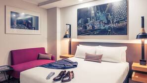 In-room safe, desk, blackout curtains, iron/ironing board