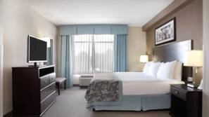 In-room safe, desk, iron/ironing board, free cribs/infant beds