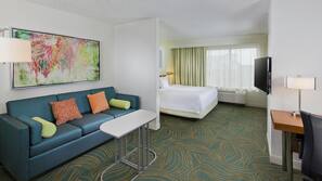 1 bedroom, in-room safe, desk, iron/ironing board