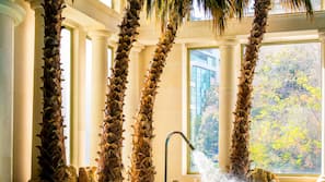 Indoor pool, outdoor pool