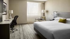 Premium bedding, down duvet, pillow top beds, in-room safe