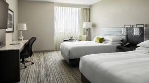 Premium bedding, down duvet, pillow top beds, in-room safe