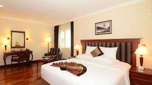 Premium bedding, minibar, in-room safe, desk