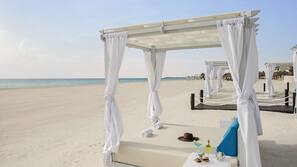 Private beach, beach umbrellas, scuba diving, windsurfing