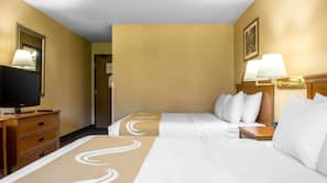 Iron/ironing board, free cots/infant beds, free WiFi, linens