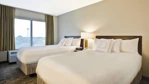 Pillowtop beds, in-room safe, desk, iron/ironing board