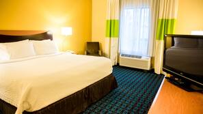 In-room safe, iron/ironing board, free rollaway beds, free WiFi