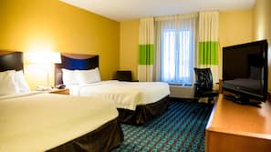 In-room safe, iron/ironing board, free rollaway beds, free WiFi