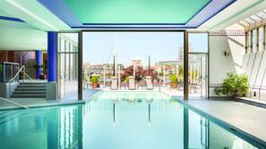 Indoor pool, outdoor pool
