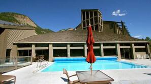 Indoor pool, outdoor pool