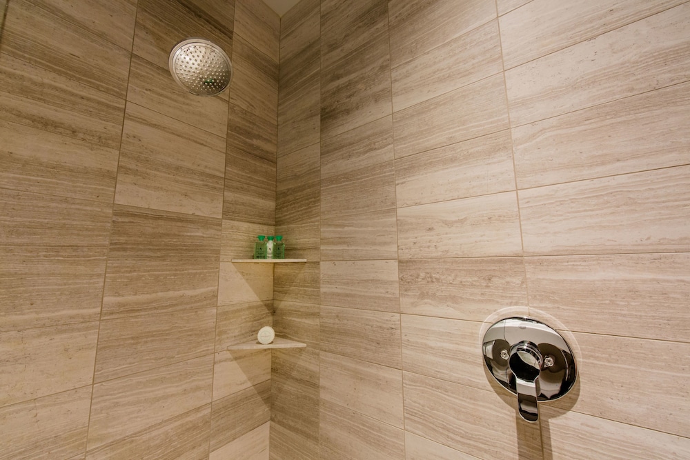 Bathroom shower, The Mosaic Hotel - Beverly Hills