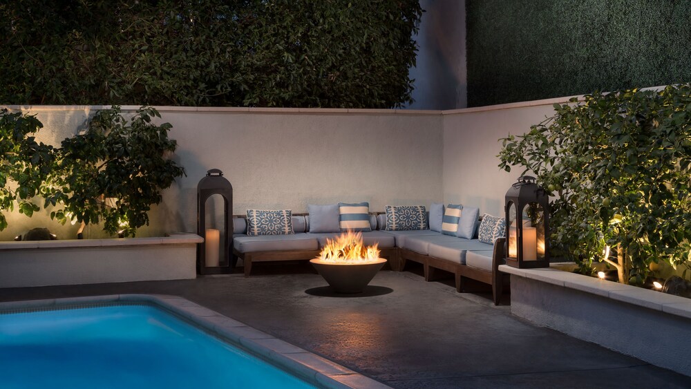 Fireplace, The Mosaic Hotel - Beverly Hills