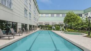 Indoor pool, seasonal outdoor pool
