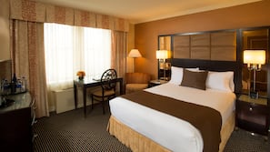 Premium bedding, pillowtop beds, in-room safe, desk