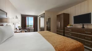 In-room safe, blackout curtains, iron/ironing board