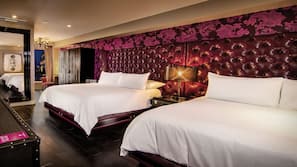 Premium bedding, pillow top beds, minibar, in-room safe