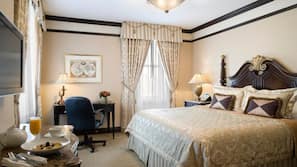 Hypo-allergenic bedding, in-room safe, desk, laptop workspace