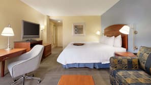 Premium bedding, pillow top beds, in-room safe, desk