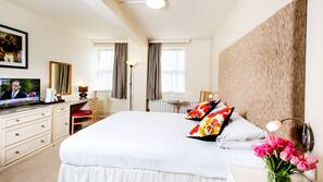 In-room safe, desk, blackout curtains, iron/ironing board