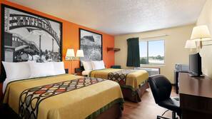 Desk, rollaway beds, free WiFi, linens