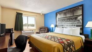 Desk, rollaway beds, free WiFi, linens