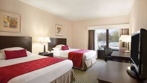 In-room safe, desk, iron/ironing board, free cribs/infant beds