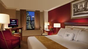 Premium bedding, pillowtop beds, in-room safe, desk