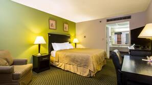 Desk, iron/ironing board, free WiFi, linens