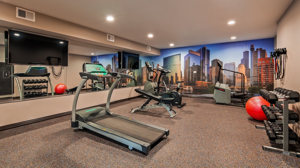 Fitness facility, Best Western Plus North Joliet