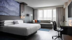 Hochwertige Bettwaren, Daunenbettdecken, Pillowtop-Betten, Zimmersafe