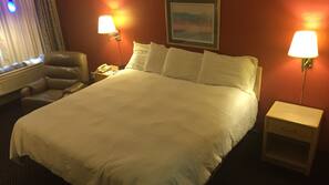Iron/ironing board, free WiFi, alarm clocks