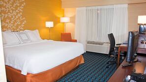 Premium bedding, in-room safe, desk, blackout curtains