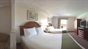 In-room safe, desk, iron/ironing board, free cribs/infant beds