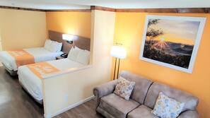 Minibar, desk, blackout drapes, iron/ironing board