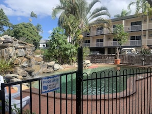2 outdoor pools, sun loungers