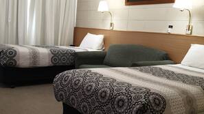 Desk, laptop workspace, iron/ironing board, free WiFi