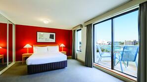 In-room safe, desk, laptop workspace, iron/ironing board
