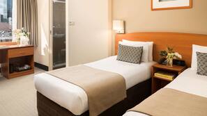 In-room safe, desk, iron/ironing board, free cribs/infant beds