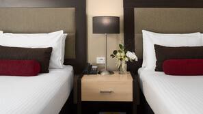 In-room safe, desk, iron/ironing board, free cribs/infant beds