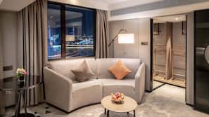 Minibar, in-room safe, desk, blackout curtains