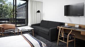 Premium-sengetøj, pengeskab, skrivebord, gratis Wi-Fi