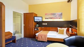 Ropa de cama de alta calidad, minibar, caja fuerte