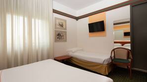 Luxe beddengoed, donzen dekbedden, Select Comfort-bedden, een minibar