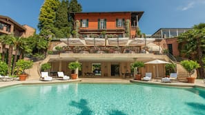 Piscina all'aperto, ombrelloni da piscina