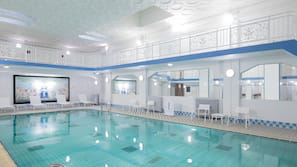 Indoor pool, seasonal outdoor pool