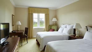 Premium bedding, down duvet, pillow top beds, in-room safe