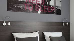 Desk, iron/ironing board, free WiFi, linens