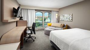 Premium bedding, down duvet, in-room safe, desk