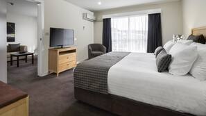Premium bedding, minibar, in-room safe, desk